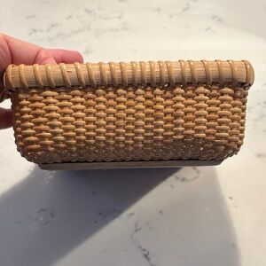 Nantucket basket, cocktail napkins, catch all, 6.5x6.5”, 3” tall